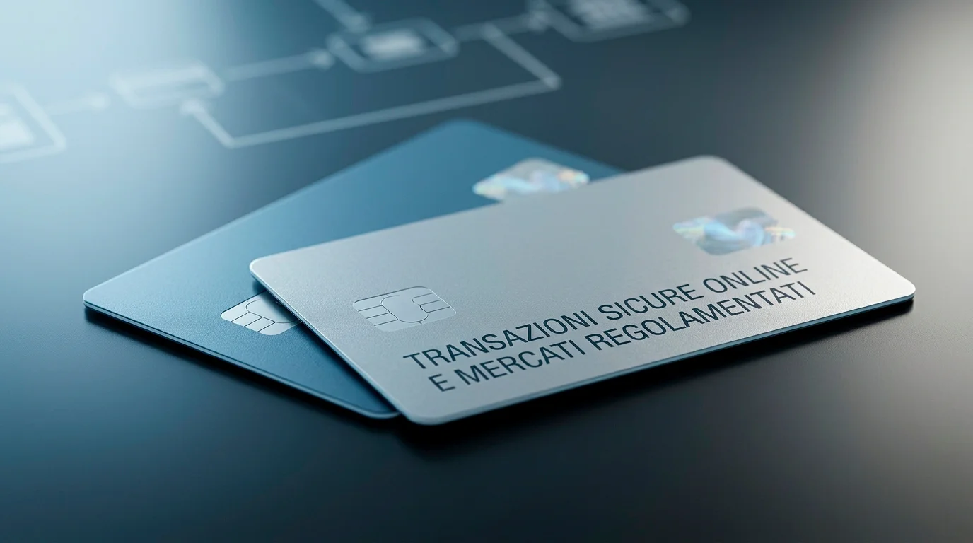 Schema del flusso di pagamento con carte di credito e debito sui casino non AAMS