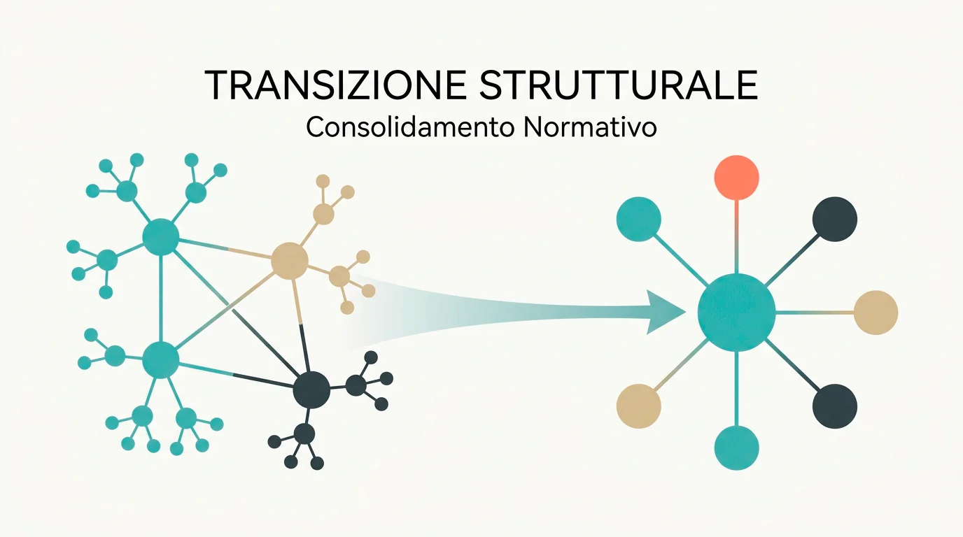 Visualizzazione concettuale della transizione di Curaçao dal modello master license al regime centralizzato CGA post-LOK 2024