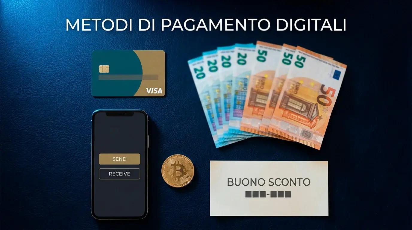 Panoramica dei metodi di pagamento usati nei casino non AAMS rivolti al pubblico italiano