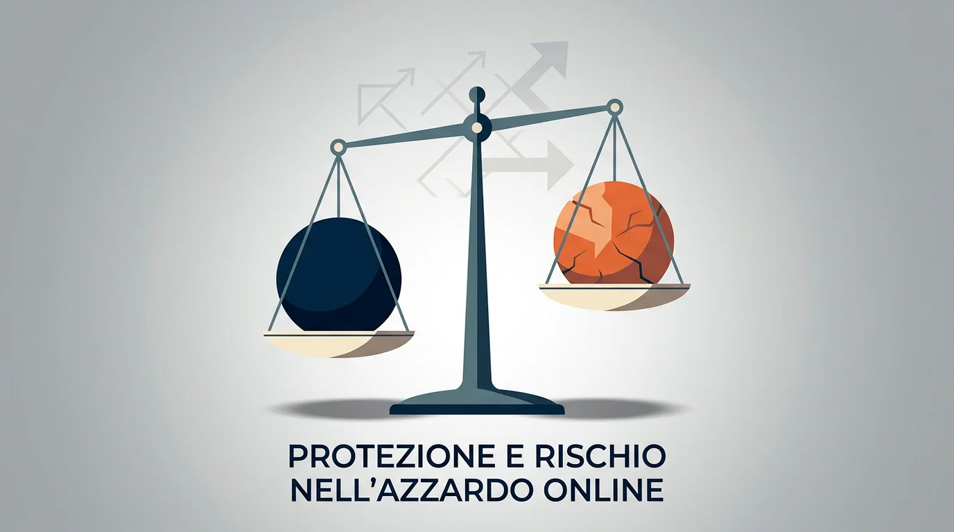 Mappa visiva dei rischi e delle tutele perse dal giocatore italiano sui casino non AAMS